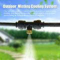 Migeet 40FT Misting Cooling System Outdoor Misting Line Cooling Watering Sprayer Kit DIY Saving Water Misting Equipment Set for Garden Greenhouse Flower Patio Lawn. 