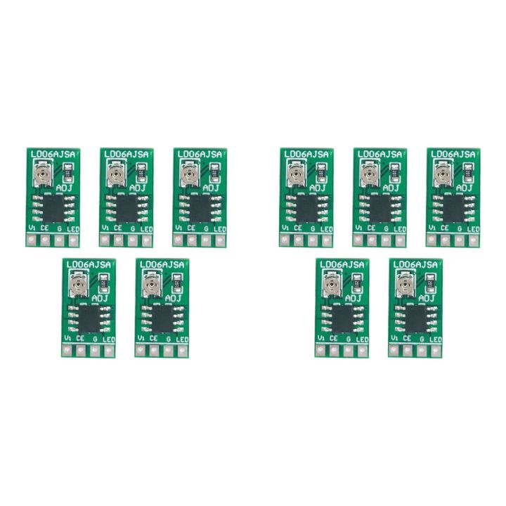 10PCS 30-1500MA Adjustable Constant Current LED Driver DC 3.3V 3.7V 4.2V 5V PWM Control Board Buck Power Module