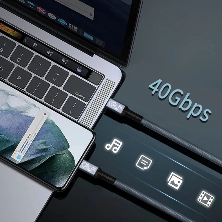 UGOURD%20USB4%20Cable%2040Gbps%20240W%20Thunderbolt%204%20Type%20C%20Fast%20Charging%20Cable%20Thunderbolt3%20USB%20C%20to%20C%20Data%20Transfer%20Cable%20For%20eGPU%202m%20-%20Image%204