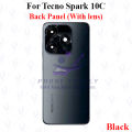 For Tecno Spark 10C Back Panel/Backshell/ Casing + Camera Lens + Side Button With Logo-All Colors Available.
