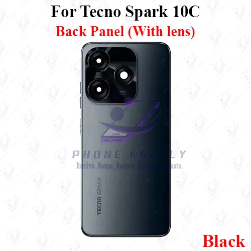 For%20Tecno%20Spark%2010C%20Back%20Panel/Backshell/%20Casing%20+%20Camera%20Lens%20+%20Side%20Button%20%20With%20Logo-All%20Colors%20Available%20-%20Image%202