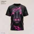 3D Print Lion Shirt Men's T-shirt 2023 New Sweatshirt Summer O Neck Casual Short Sleeve Tees Mens Clothing Male Cool Streetwear.