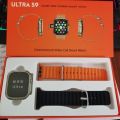 Ultra S9 Smartwatch with double Straps belt. 
