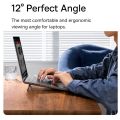 1 Pair Office Foldable Laptop Stand Non-slip Aluminium Alloy Notebook Bracket Invisible Universal Cooling Holder for HP/Dell/Lenovo.