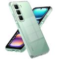 Infinix Hot 50 5G Transparent Soft & Flexible TPU Mobile Back Cover. 