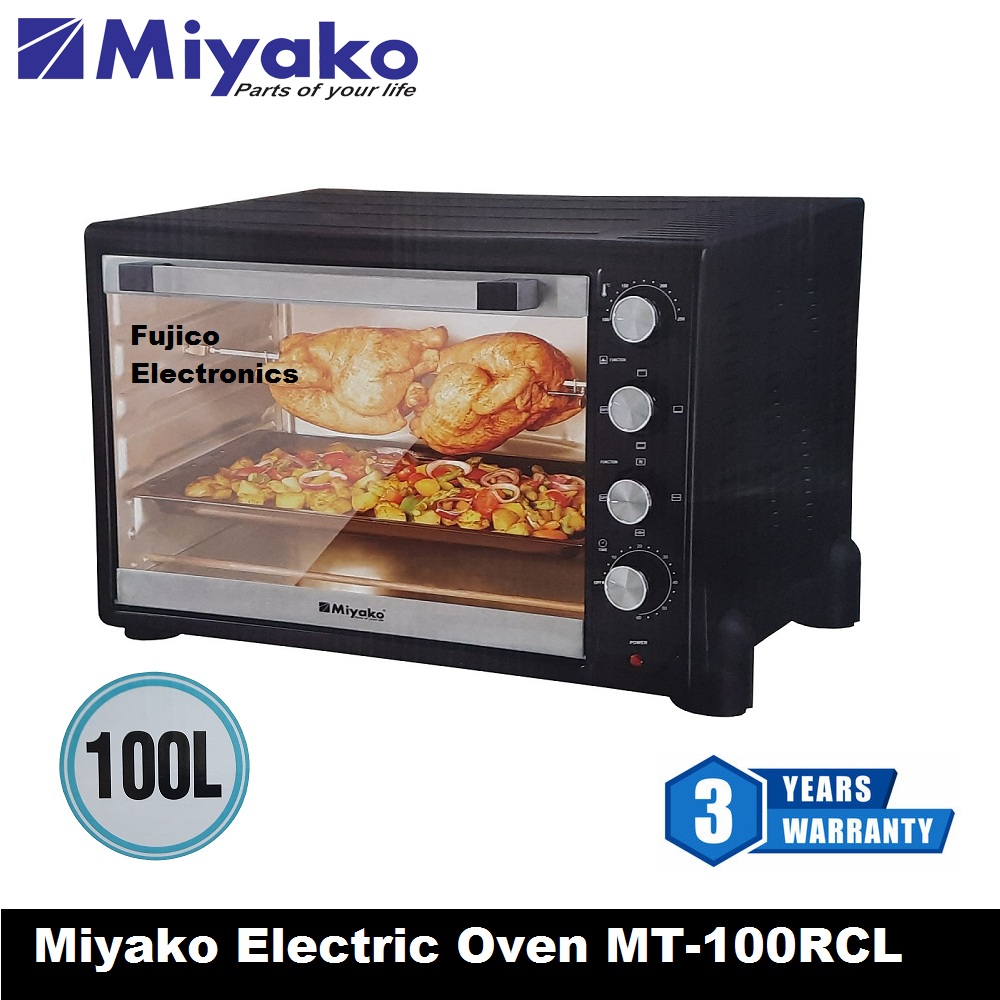 Big Size Capacity Miyako MT-100RCL Electric Oven For Baking & Grill Items, 100 Liters.