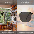 OQ BOGA 6 Styles Proof Blue Light Radiation Computer Eyeglasses Men Women Photochromic Anti UV Full Rim Sunglasses. 