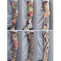 2pcs Set Nylon Outdoor Tattoo Print Arm Sleeves For Driving Riding Climbing Sunscreen Arm Cover. 