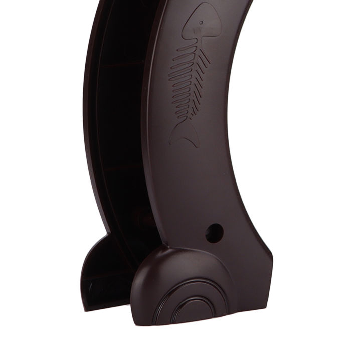 Cat%20Door%20Interior%20CatHead%20Shaped%20Plastic%20Cat%20Pass%20Through%20Door%20with%20Fish%20Bone%20Pattern(Brown%20)%20-%20Image%203