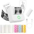 57*30mm, 10 Roll 2" Inch Mini Thermal Printer Self-adhesive Thermal Sticker P1/P2 Mini Photo Printer Supported.. 