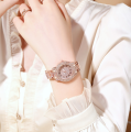 High-end Inlaid Quartz Watch Roman Pattern Watch for Girls Watches for Women Fashion Accessory. 