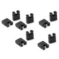 Jumper Header 2pin Short Circuit cap connector 2.54mm (10Pcs of a set). 
