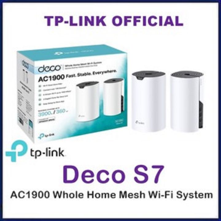 Router TP-Link Deco S7 Whole Home Mesh 2-Pack (Warranty: 02 Years, Service Warranty: 05 years)