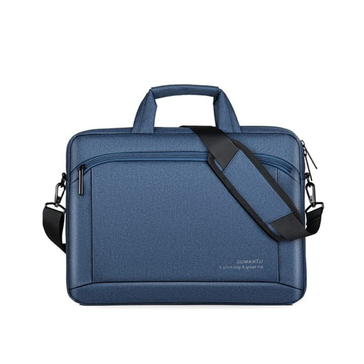 Briefcases for Men, Men Oxford Briefcase Men Business Laptop Travel Bags Large Crossbody Male Fashion Shoulder Bag Handbag Messenger Bags - Blue