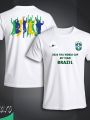 2026 Fifa World Cup Brazil Fan Short Sleeve Football Jersey For Men - Half Sleeve Brazil t shirt - Brazil Fan Jersey. 