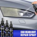 Car Headlight Polishing Agent Scratch Remover Repair Headlight Renewal Polish Liquid Headlight Restoration Kit Auto Accessories.