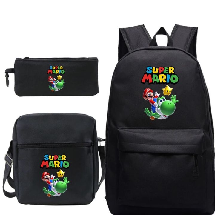 【3C VictoryEagle】Backpack Sets for Teenagers and Boys Mario Bagpack School Bag and Women Backpack Children Backpack