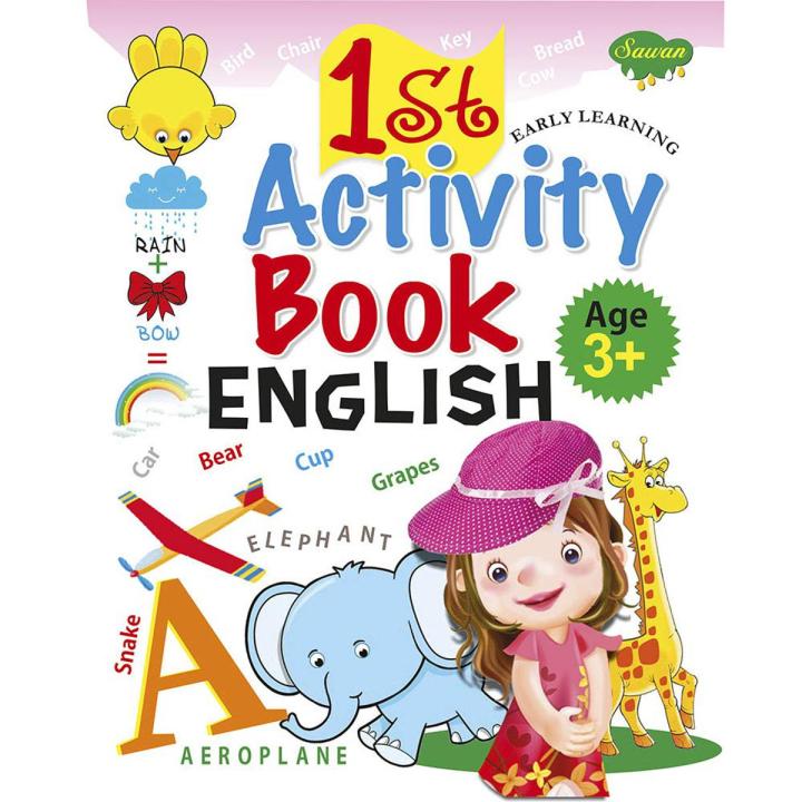 1st Activity Book English (3+) Paperback