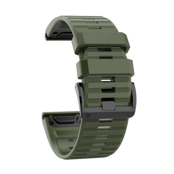 7Rings Store】（NEW）22mm Silicone Quick Release Watch Strap Band