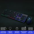 K13 RGB Backlit USB Gaming Keyboard & Optical 2400 DPI Mouse Combo Set. 