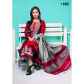 Letest Exclushive Collection Cotton Printed Three Piece [3PC], Kameez,Orna,Salower. 