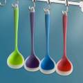 Silicone Ladle Spoon, Seamless & Nonstick Kitchen Soup Ladles, BPA free & Heat resistant, Non Stick Kitchen Cooking Utensils Baking Tool.
