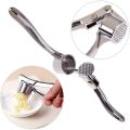 Stainless Steeel Garlic Crusher Press Heavy Duty Home Kitchen Garlic Press Crusher Squeezer Hand Tool for Restaurant Hotel Home Kitchen.