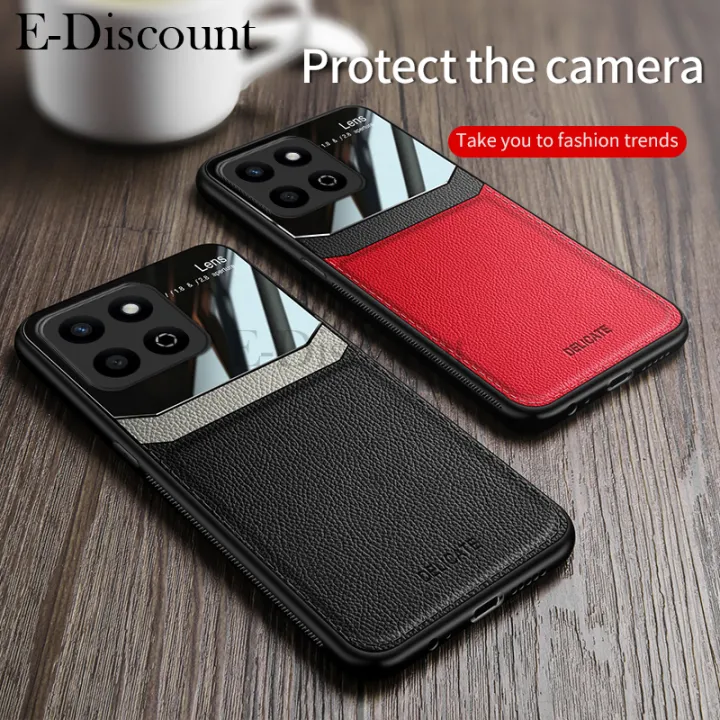 New%20Phone%20case%20Honor%20X7C%20Back%20cover%20Fashionable%20Hard%20Shockproof%20Back%20Mirror%20Film%20Protective%20Leather%20For%20Honor%20X7C%20case%20-%20Image%202