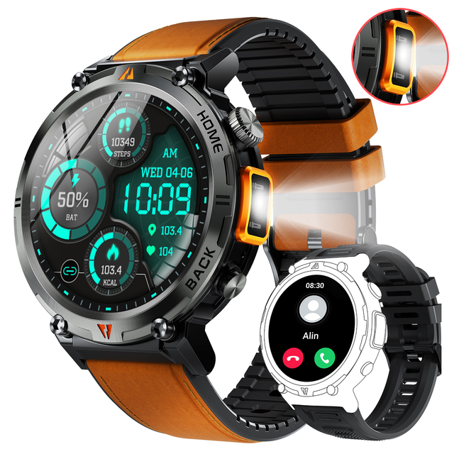 EIGIIS%20KE3%20Smart%20Watch%203ATM%20Waterproof%20Original%20Design%20For%20Men%20Bluetooth%20Call%20Health%20Monitor%20With%20Flashlight%20100+%20Sports%20Modes%20-%20Image%207