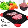 Myvit Fast Defrost Tray Thaw Froze Food Meat Fruit Quick Defrosting Plate Board Defrost plate Kitchen Gadget Tool.