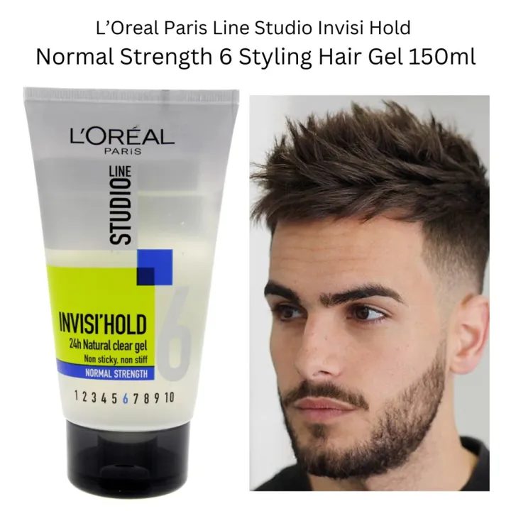 150%20ml%20Loreal%20Paris%20Normal%20Strength%20Invisible%20Hold%206%20hair%20gel%20International%20Belgium%20product%20used%20for%20male%20-%20Image%203