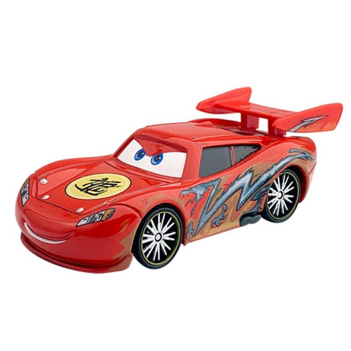 【The road to happiness Store】Disney Pixar Car 3 McQueen Jackson Black Storm 1:55 Diecast Vehicle Metal Alloy Child Toy For Boys Christmas