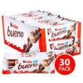 Kinder Bueno 2 Bars Pack 1 Box 30 Pcs - 43 G (Per Pcs). 