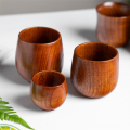 Wooden Cup Solid Wood Cup Solid Wood Water Tea Cup for Kitchen Living Room High Guality Easy to Use.