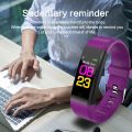 115 Plus Smart Watches for Women Men Kids Sports Watches Health Smart Wristband Heart Rate Fitness Pedometer Waterproof Bracelet. 