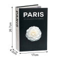 Decorative Ornament Minimalistic Fake Book Simulation Storage Book.