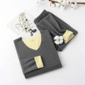 Winter Man Velvet Underwear Sets Long Johns Thermal Set Fashion Mens Winter Clothes Thick Thermal Inner Wear Suit. 