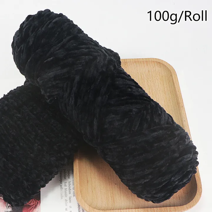 1Roll%20Chenille%20Velvet%20Yarn%20Baby%20Plush%20Yarns%20for%20Knitting%20Crochet%20Woven%20Sweater%20Cardigan%201%20Ply%20Hand%20Knitted%20Thick%20Threads%20-%20Image%207