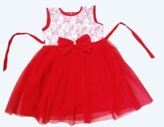 baby girl red colour party dress for all season 0-12 years girls