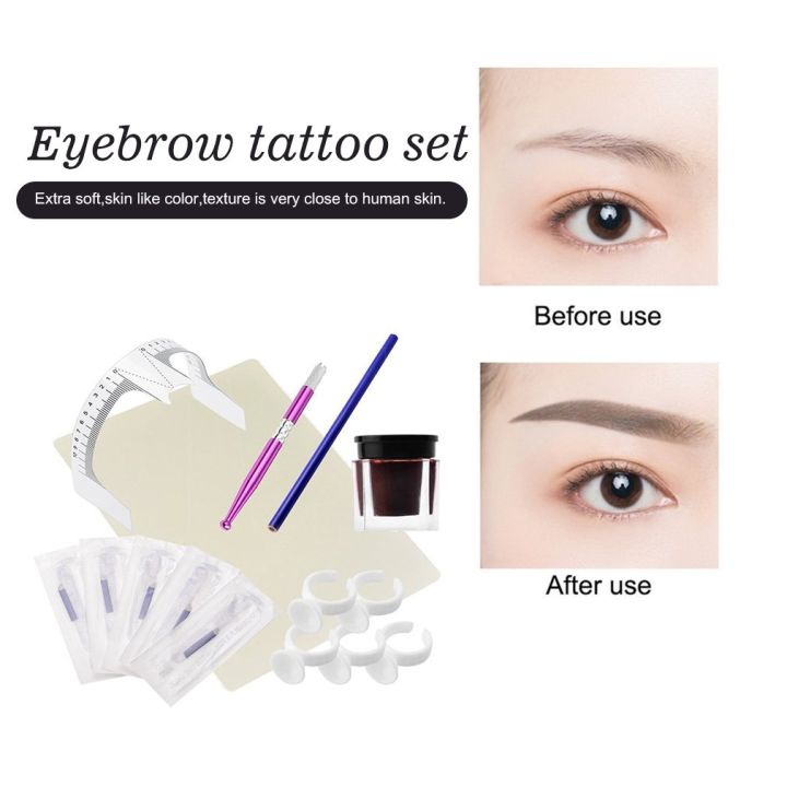 New%20Permanent%20Makeup%20Microblading%20Eyebrow%20Tattoo%20Kit%20Pen%20Needle%20Pate%20kin%20Ruler%20White%20-%20Image%202