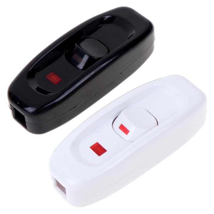 White Black On/Off Bedside Switch Table Lamp Desk Midway Light Switch ...