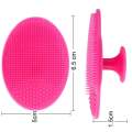 Baby Bath Brush Baby Cradle Cap Brush Silicone Massage Brush Silicone Scrubbers Exfoliator Brush. 