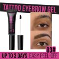 New Tearing Eyebrow Gel Makeup Semi Permanent Waterproof Natural Long Lasting Tattoo Tint Sweatproof Peel Off Dye Eyebrow Cream. 