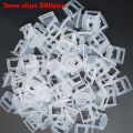 3mm tile clips ceramic tile spacer  pack of 200pcs tile leveling system. 
