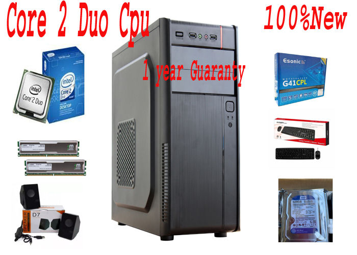 Core 2 Due Cpu.With one Year Guaranty