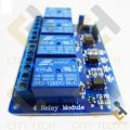 12V Relay Module DC 12V Four Channel Isolated Relay Control Module With Screw Terminal For Arduino 4 Channel DC12V With Optocoupler Protection.