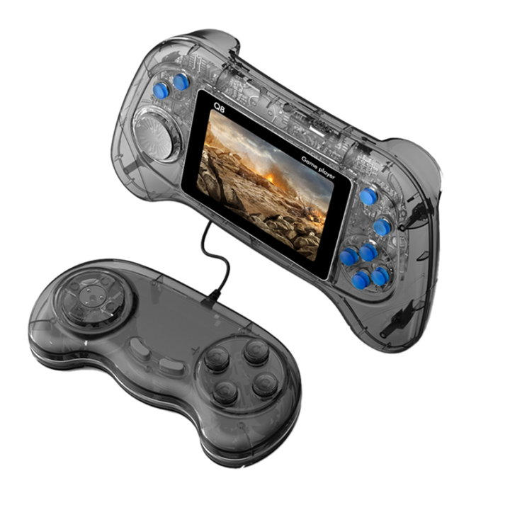 Q8 Handheld Console 3.0 Inch Screen 800-in-1 Classic Games 2 Player C