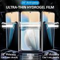 3In1 Infinix Note 50 Pro 4G Privacy Screen Soft Hydrogel Film For Infinix Note50 Note50Pro 50Pro Note40Pro+ Note40s Camera Lens Carbon Fiber Blck Film Screen Protector.