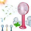 DIANDI DD-5649 Rechargeable Stylish Hand Fan With Luminous Light - Multicolor.