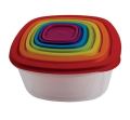 Multi Colour Rainbow Container 7 Pieces Set.. 